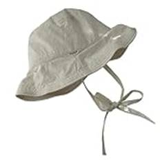 OZLCUA Hinkhattar män snörning fiskarhatt kvinnor lätt vindskydd vindskydd rep solskydd handfat hatt sol hink hatt strand solhatt, BEIgE, one size