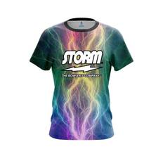 Storm Multi Color Electric CoolWick Bowling Jersey