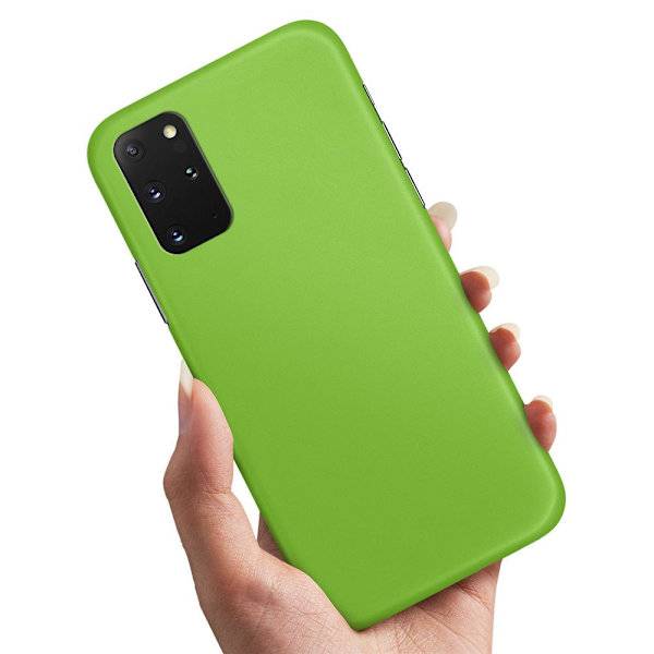Cover / Mobilcover til Samsung Galaxy A41 - Limegrøn