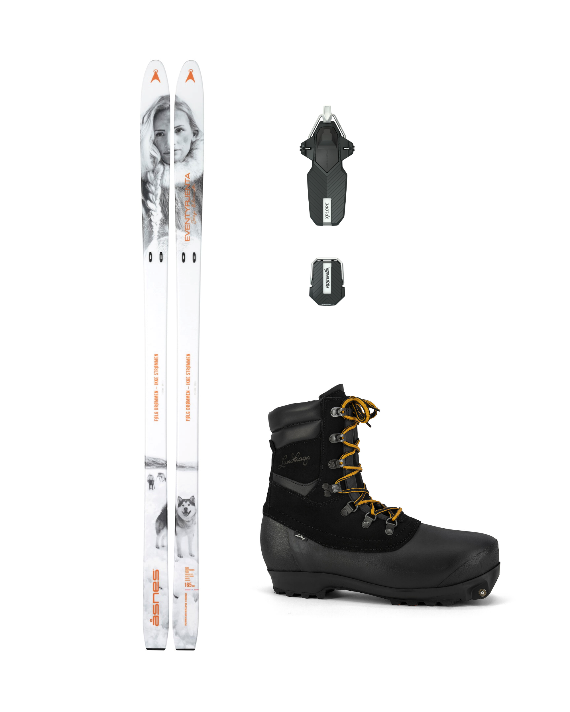 Åsnes PAKET – TONJE BC SKI med Xplore-bindning och Pjäxor