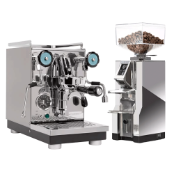 Profitec Pro 400 Espressomaskin inkl. Eureka Mignon Libra 55 Chrome Espressokvarn