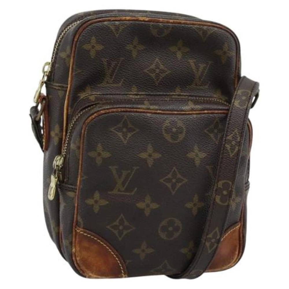 Louis Vuitton Vintage Pre-owned Amazon Skuldertaske - Vintage - Dame - Brun - ONE SIZE - Uld