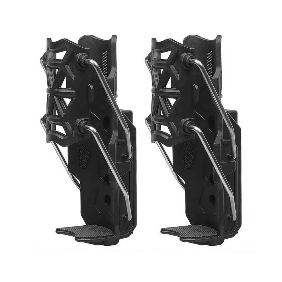 Bike Water Bottle Holder - Adaptive Cycling Bottle Holder for Road, Mountain & Touring Bikes (2 Pcs)