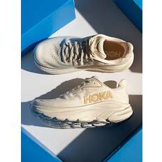 Hoka W Clifton 10 Löparskor Vanilla/Birch - US 6
