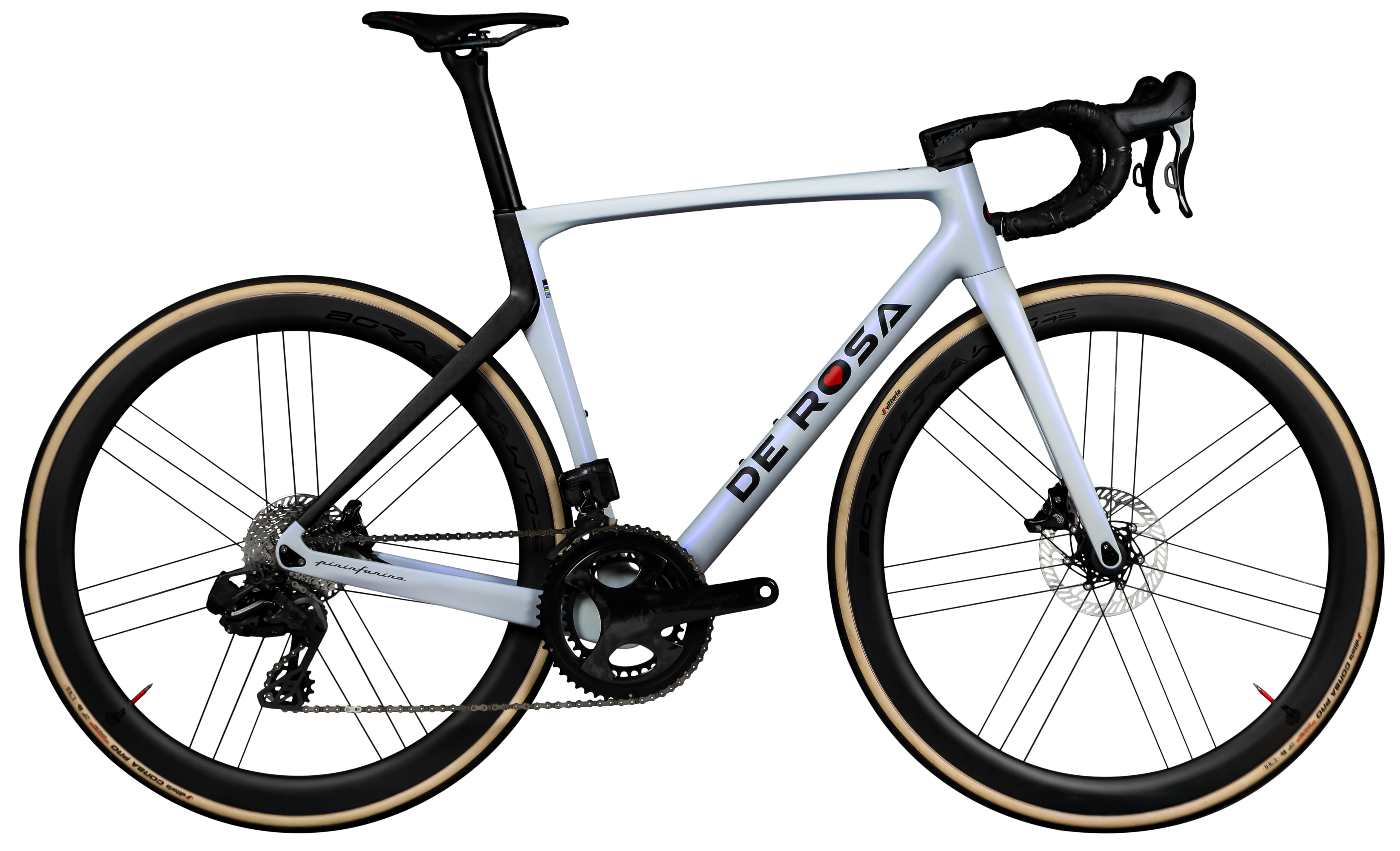 De Rosa Settanta 70 | Super Record 13 | Metron 5D ACR | Campagnolo Bora WTO - White 70 / XS (158-165 cm)