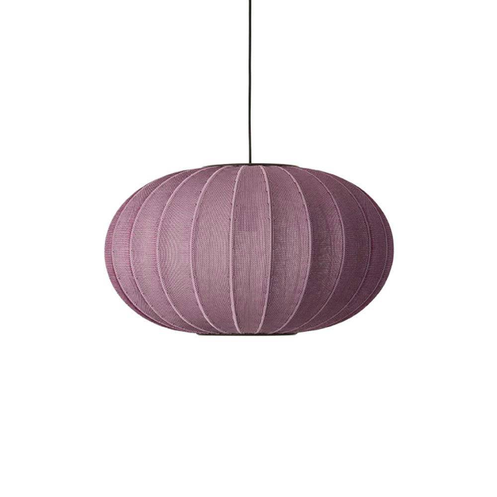 Made By Hand Knit-Wit Oval Pendant  Burgundy Ø57 cm