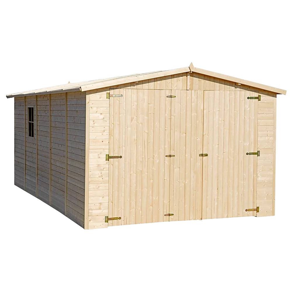 Trägarage M101 – 493 × 303 cm – 15 m²