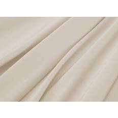 Home Premium Egyptian Luxury Extra Long Cotton Hotel Quality Duvet Cover King Size 230 x 210 for Duvet or Skin 500 Thread Count Satin Weave Cream