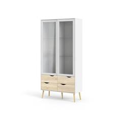 Delta Vitrine med 2 glaslåger