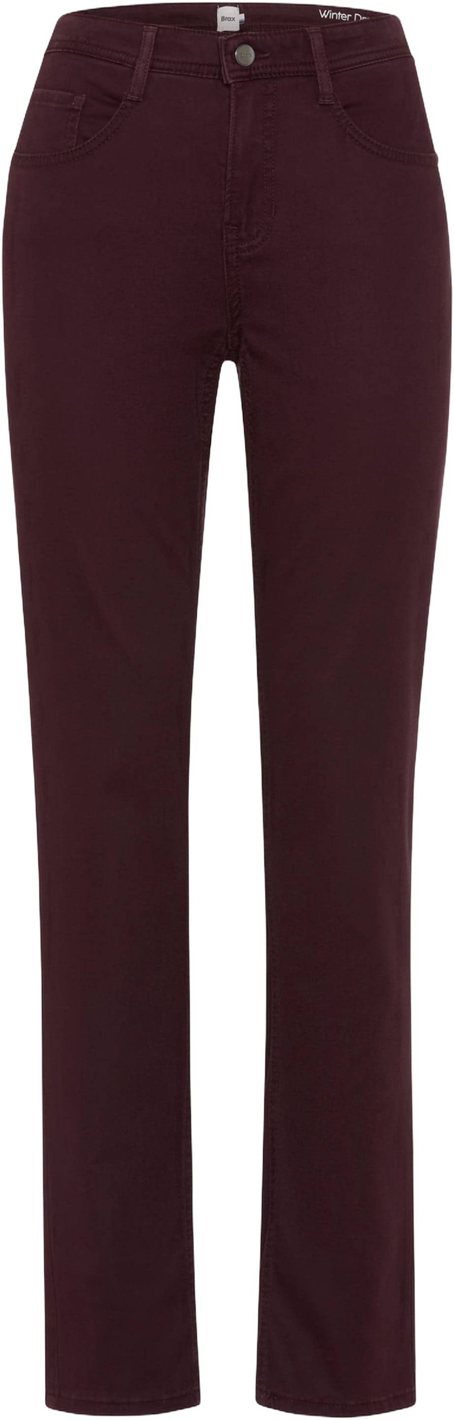 BRAX Style. Carola Kvinde 82 Blackberry Violet Straight Jeans Str 29/32 - hos Magasin.