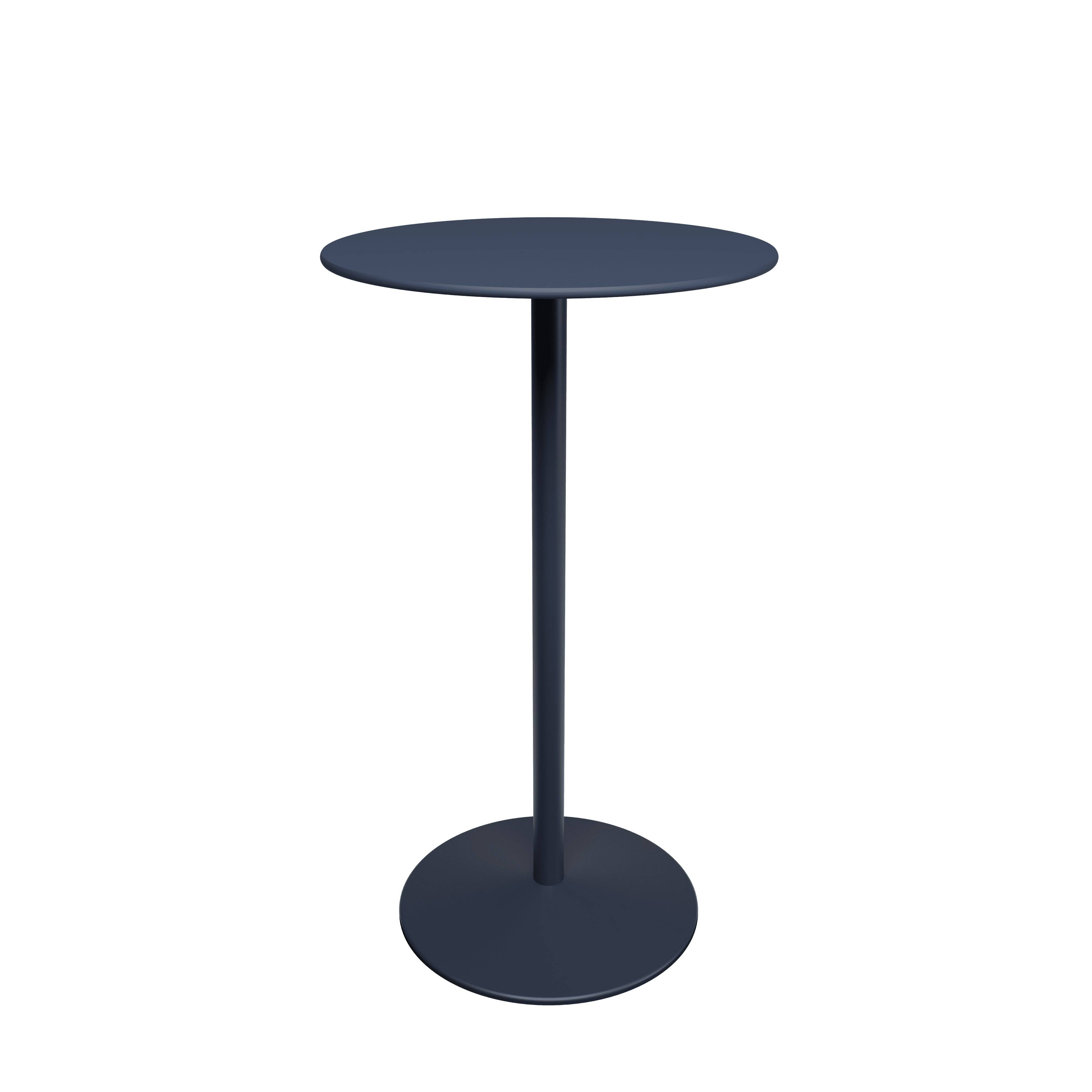 Panton Barbord, Ø60 cm fra Montana Blue Fes nanolaminat / Shadow stel - Jacobsen Plus