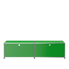 USM - USM Haller 3 TV-bänk USM Green - TV-bänkar - Fritz Haller,Paul Schärer - Brun - Metall