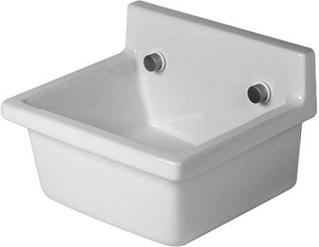 Duravit Starck 3 udslagsvask, 48 x 42,5 cm, hvid