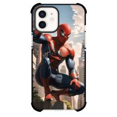 Marvel Spider Man Phone Case For iPhone And Samsung Galaxy Devices - Spider-Man In The City Realistic Comic Art