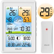 Vejrstation med display BD-906 hvid