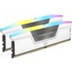 CORSAIR 64GB (2 x 32GB) DDR5 5200MHz Vengeance RGB LED XMP 3.0 White Heatspreader 1.25V CL40