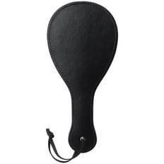 obaie Imiteret Læder Rund Spanking Paddle - Black