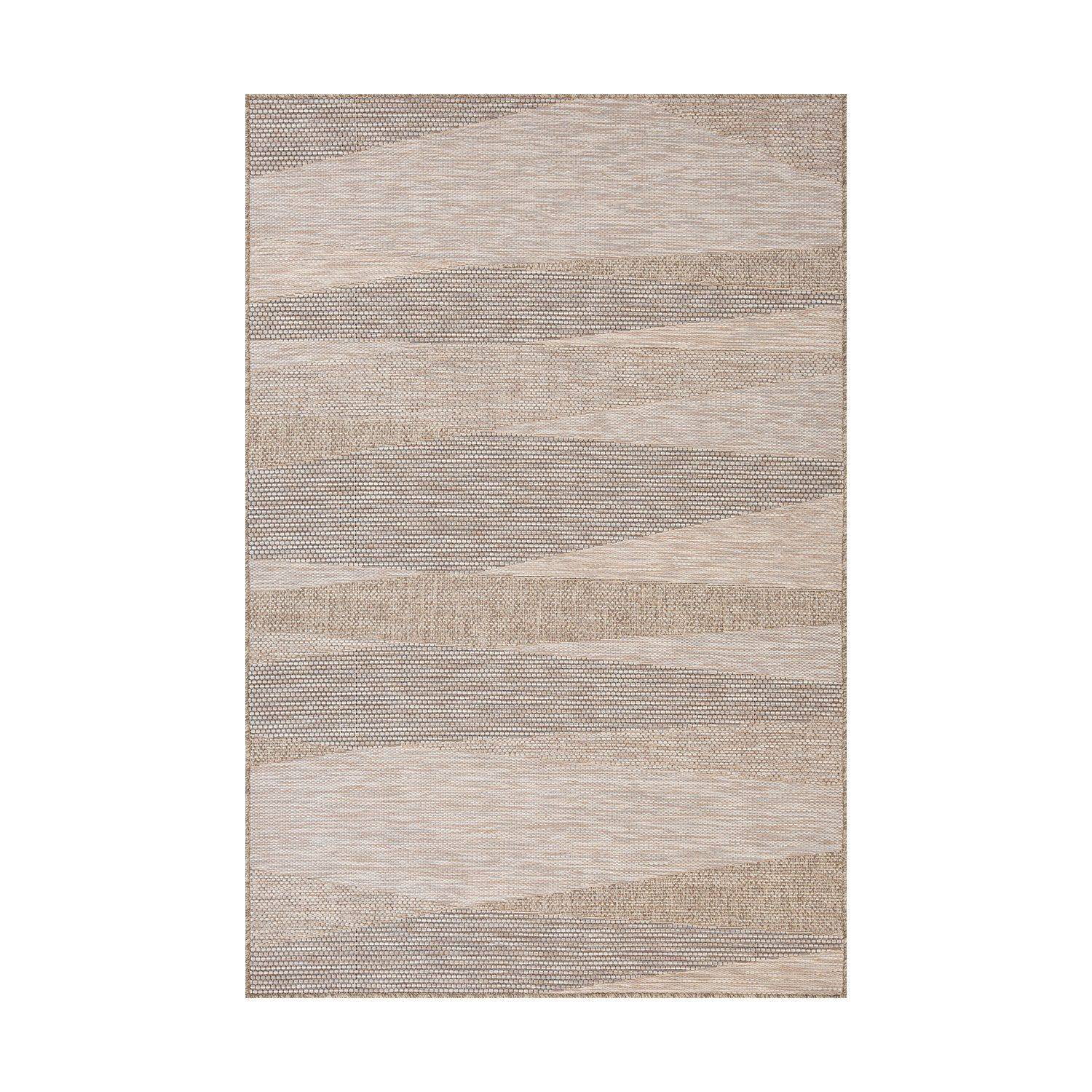 Matta Ingdal Outdoor 133x190 cm - beige Balkongmatta & altanmatta Beige Plast