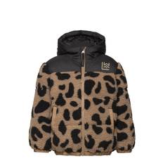 Niko Pile Jacket Outerwear Fleece Outerwear Fleece Jackets Brown Liewood