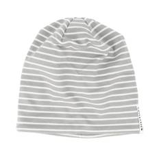 Geggamoja - Grå traditionalbeanie Beanie - Kids Topline Dark Grey/ Grey Beanie @ Hatstore