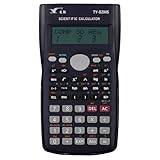 YIWEOG Vetenskapliga miniräknare matematikkalkylator med 240 multifunktionell miniräknare 2 linjer LCD-skärm idealisk för lärare högskolestudenter skola kontor bärbar att bära