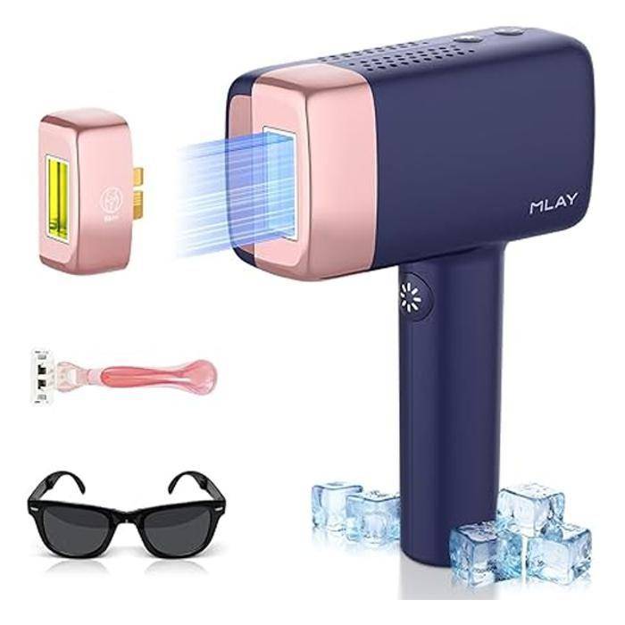 Pulserande Ljus Epilator med Fryspunkt IPL Laser Epilator 1000000 Blixar Kroppsvård och hårborttagningsvård