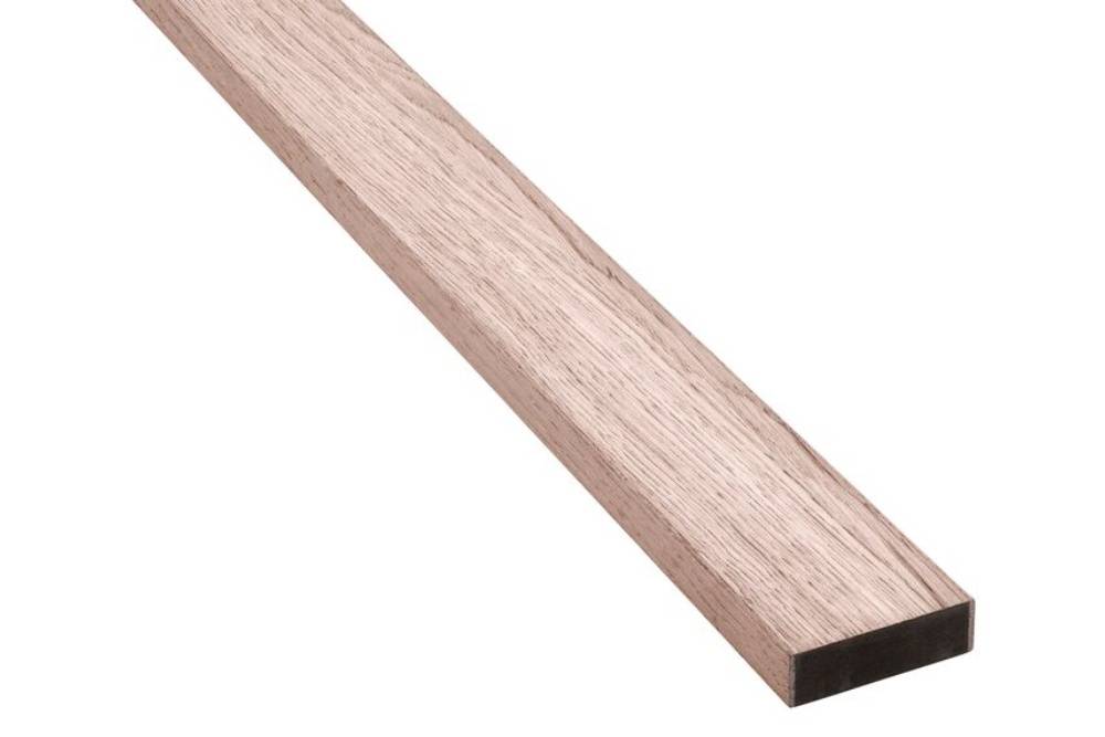 Fjordwall, Afslutningsliste, valnød, sort kerne, 19x65x3000 mm
