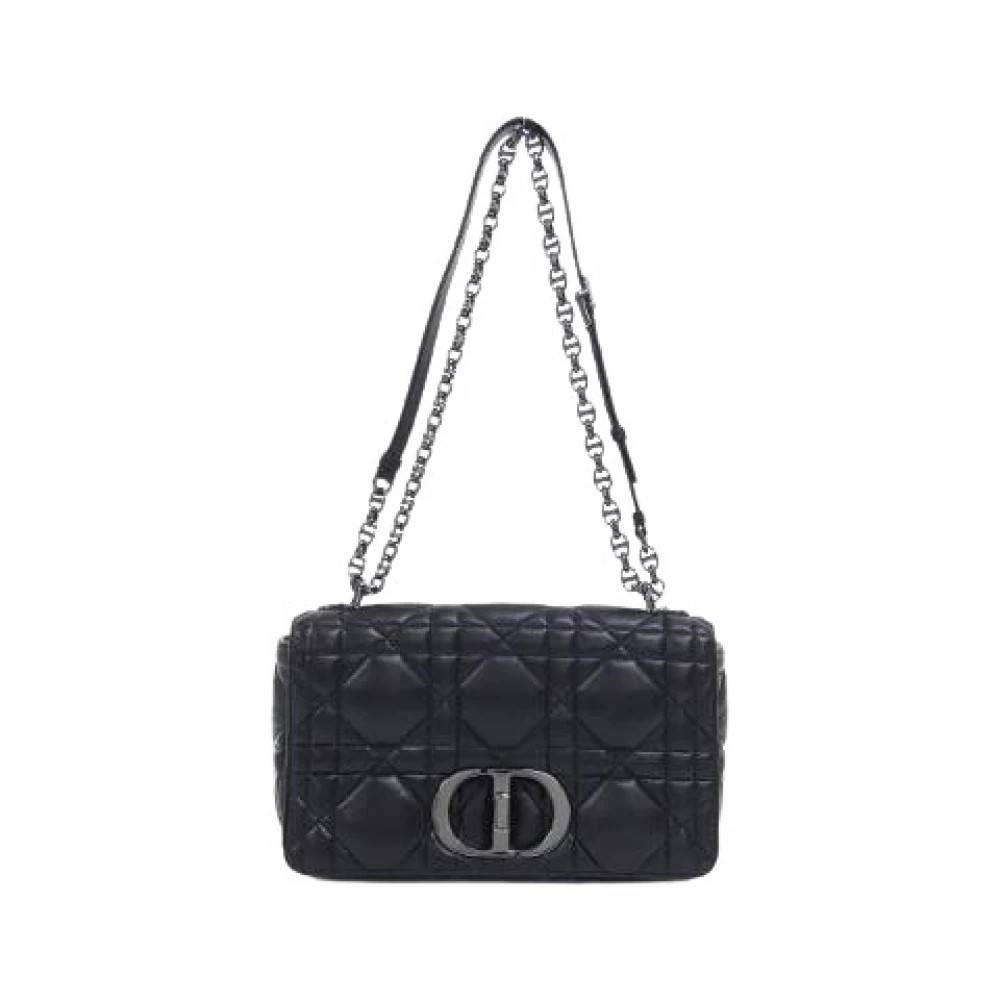 Dior Vintage - Pre-owned Caro Calf Shoulder Bag Vintage - Dam - ONE Size - Läder