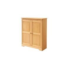 Loft24 Väggenhet Cubrix Set om 4 Betsad/Vax - TV-möbelset Natur