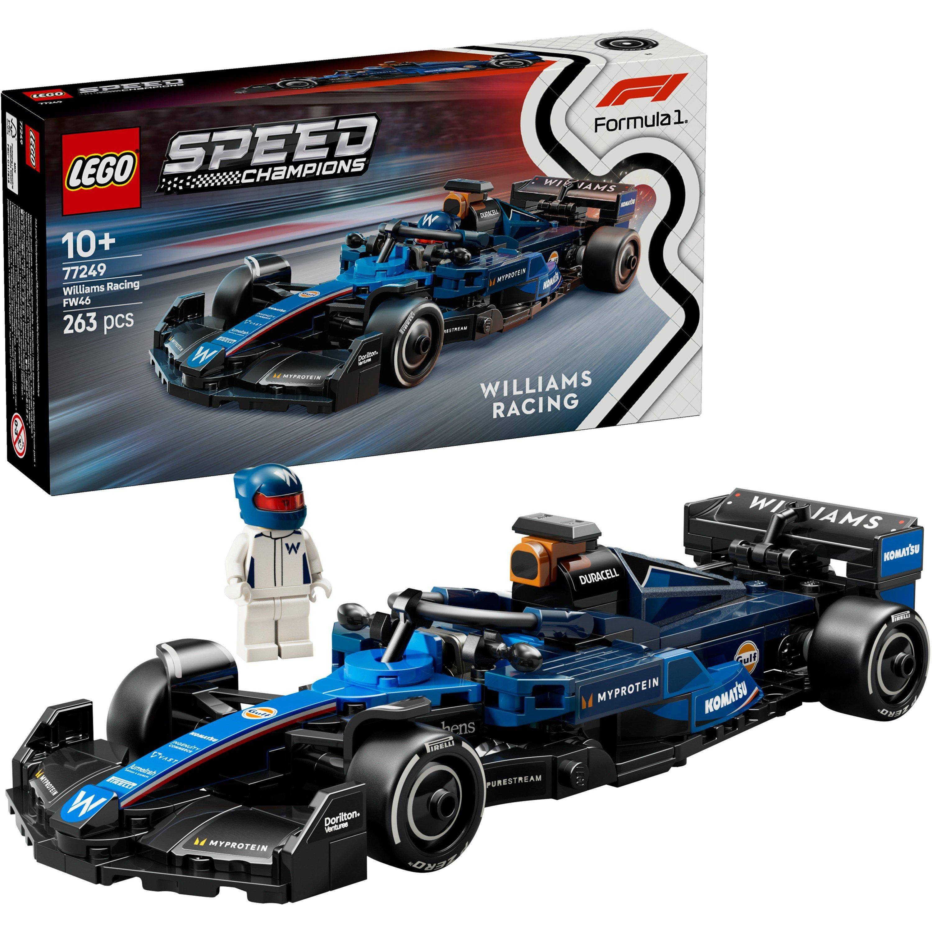 Lego Speed Champions 77249 Williams Racing Fw46 F1 Race Car