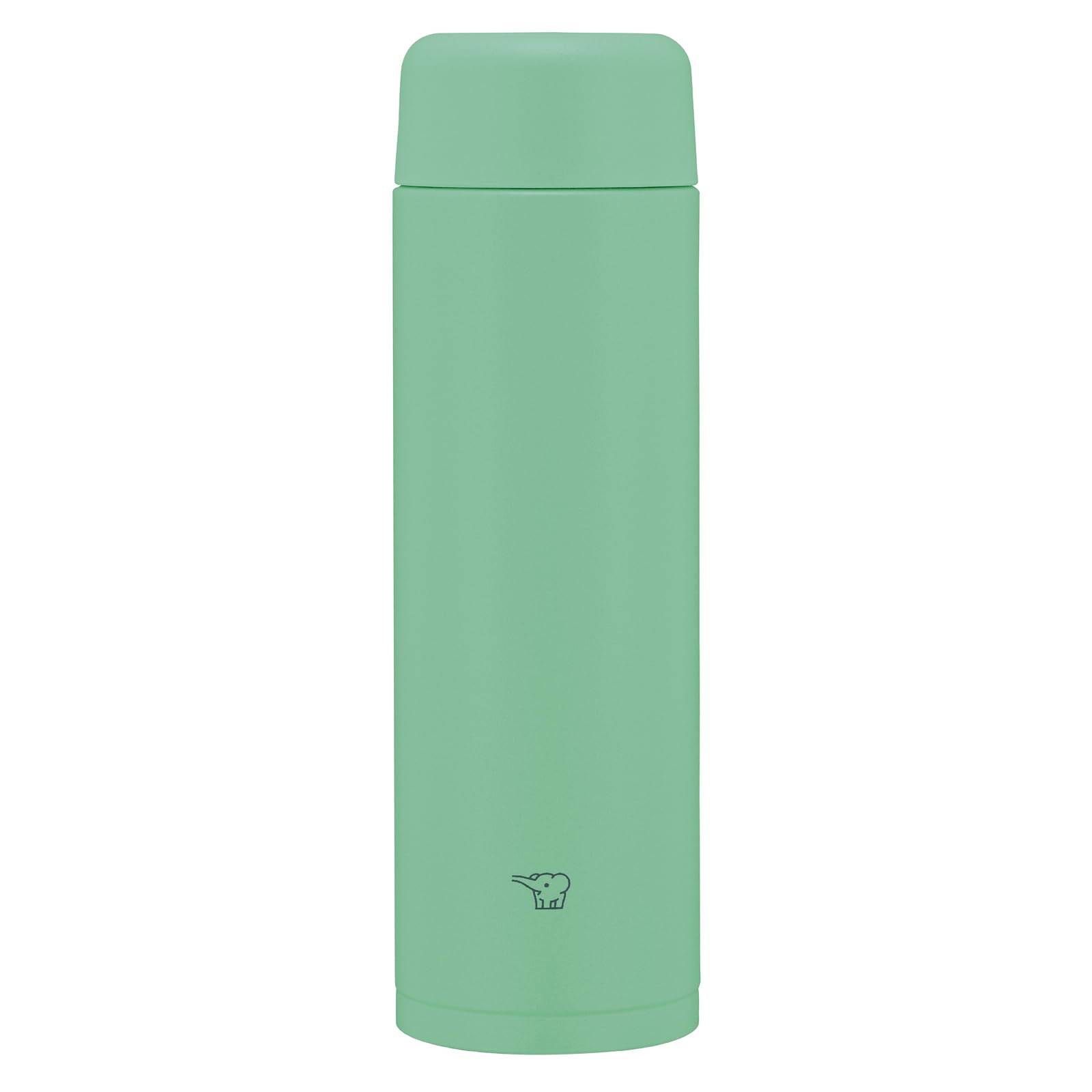 Zojirushi Mahobin Stainless Steel Mug Water Bottle 350ml Screw Type Dishwasher Safe Seamless Only 2 Care Points Mint Green SM-MS35-GM mintgrön färg