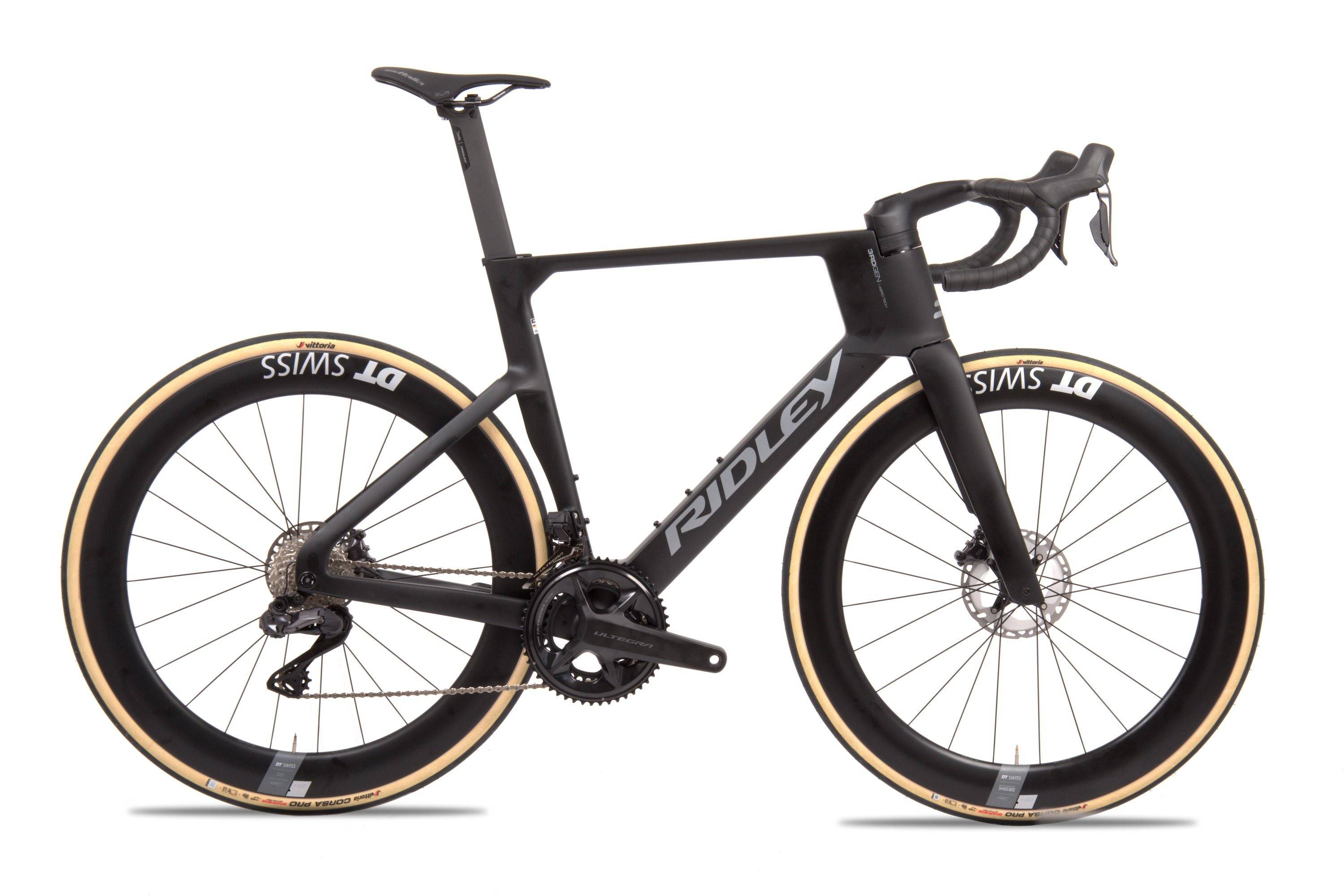 Ridley Noah Fast Disc 2024 - Shimano Ultegra Di2 2x12sp - DT Swiss ARC1400 Dicut - 153 / S / white/blue (S)
