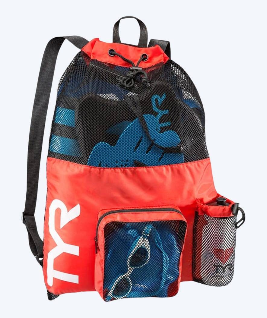 TYR simnät - Big Mesh Mummy 40L - Röd - Nätpåsar / Mesh Bag