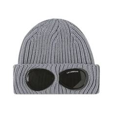 C.p. Company, Accessoarer, Dam, ONE Size, Ribbstickad mössa med skidglasögondetalj