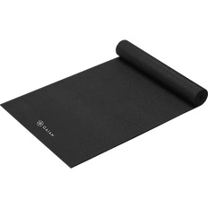 Gaiam Solid Yoga Mat Black 6mm Träningsutrustning Black - ONE SIZE