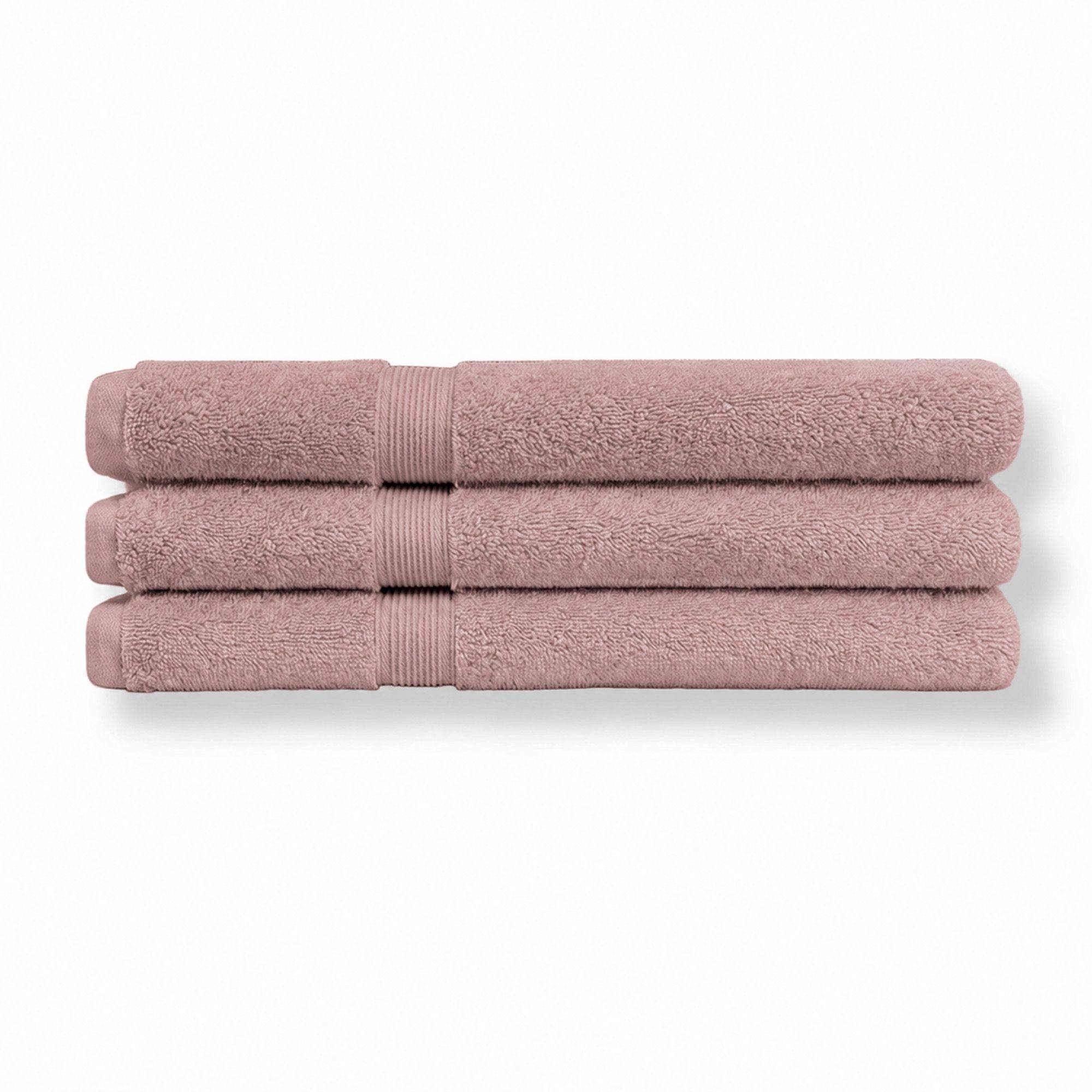 Økologisk håndklæde - 100% GOTS-certificeret bomuld - Badelagen 100x150 cm - Rosa