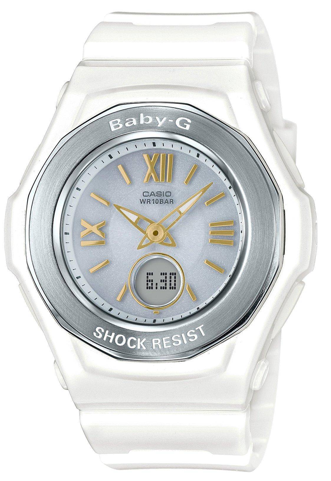 Casio PRECIOUS HEART SELECTION Solar Watch White Baby-G Radio-Controlled BGA-1050GA-7BJF Women's