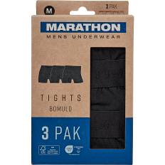 Marathon herre 3-pak tights str. 2XL - sort (På lager i varehus)