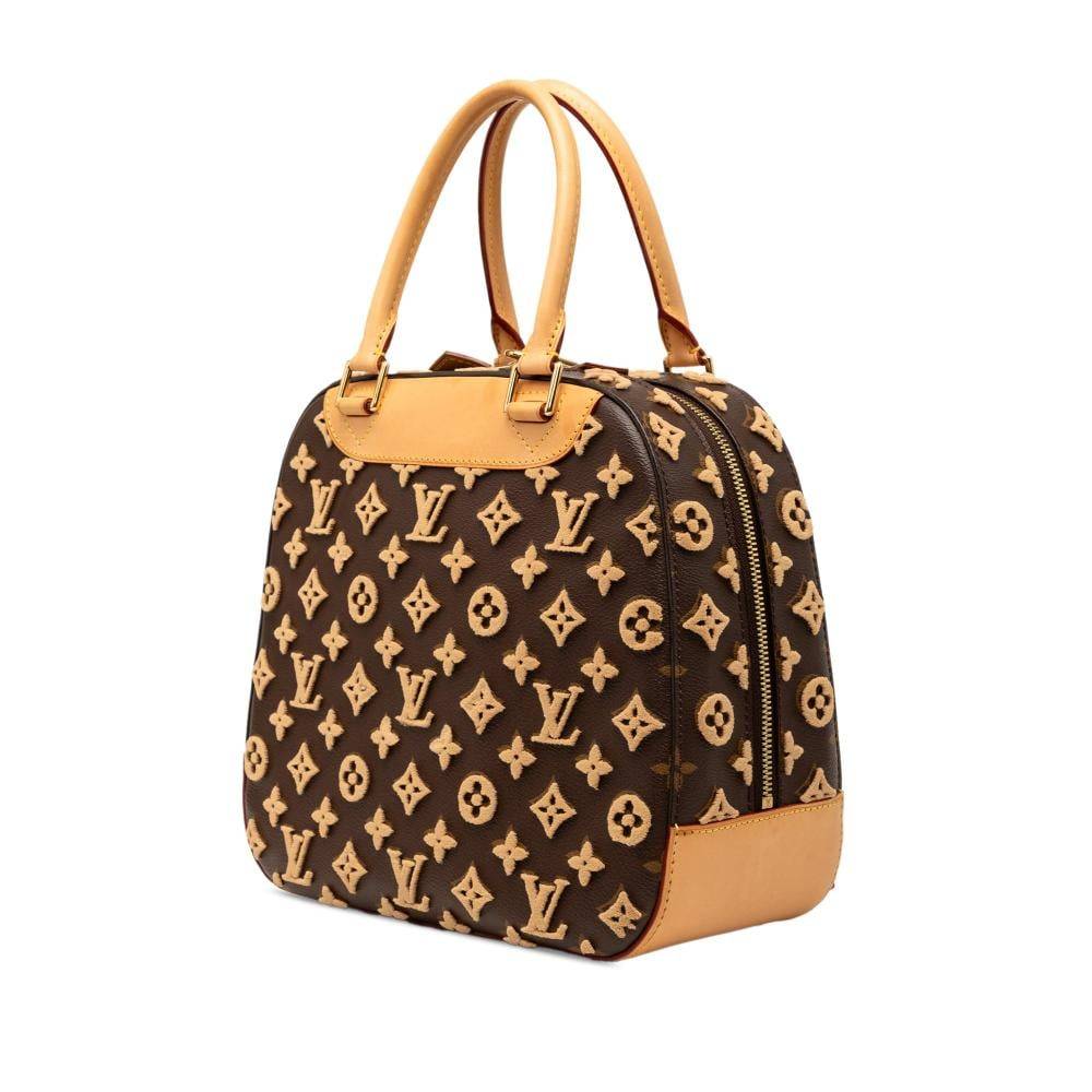 Louis Vuitton Vintage Louis Vuitton Deauville L 14.50cm x W 27cm x D 12cm - Håndtasker Velour hos Magasin.