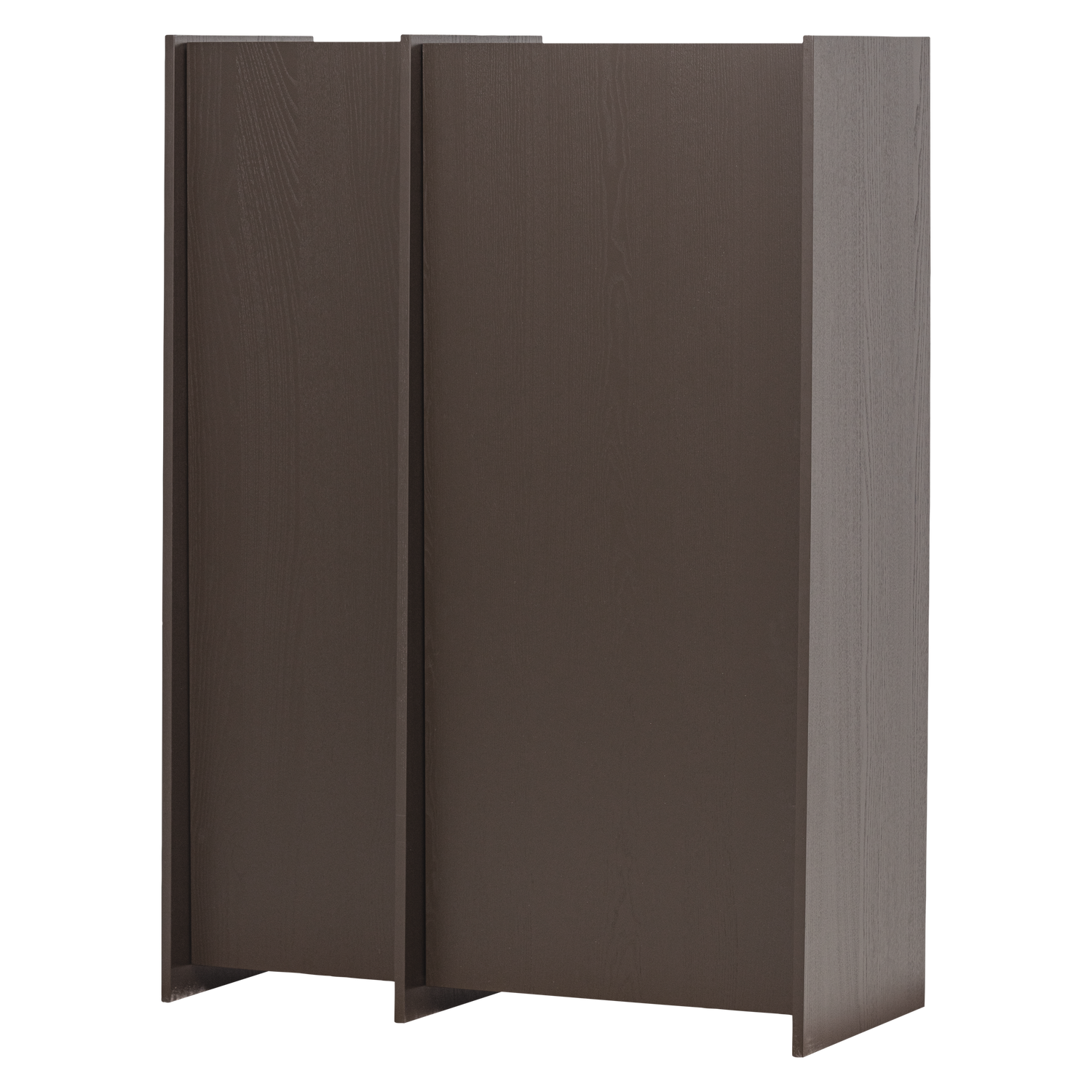 BROCK 2-DOORS CABINET ASH VENEER MID BROWN [fsc]