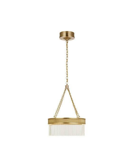 Menil Chandelier Soft Brass Medium