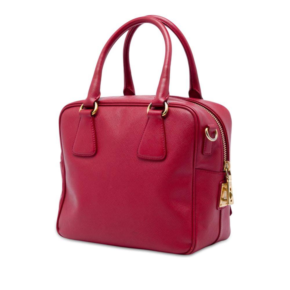 Prada Vintage Handbag Stl. - Handväskor Från Magasin - Red (L 23cm x W 25.50cm x D 12cm)