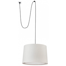 CONGA Loftlampe transportabel med strømstik Ø50 cm 1 x E27 - Beige