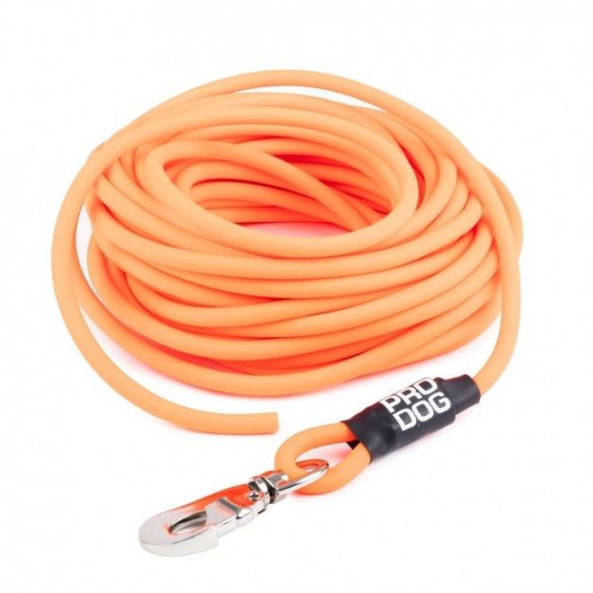 Pro Dog PVC Tr&auml;ningslina Orange (6mmx10m)