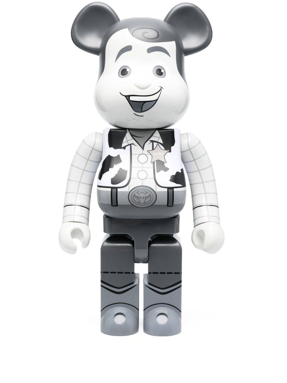 MEDICOM TOY - Woody BE@RBRICK figur - unisex - plast - OS - Grå