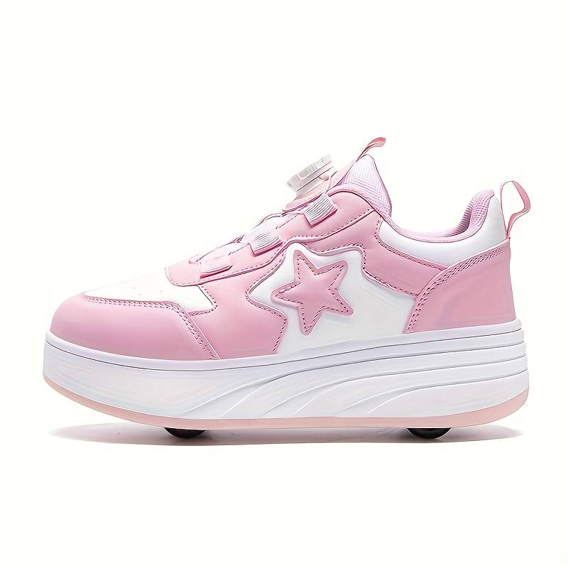 Pink Roller Skates For Girls, Skates, Outdoor Sports Roller Skates, Holiday Gifts