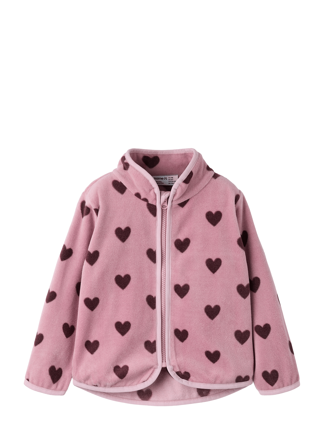 NAME IT Nmfolajas Nreg Fleece Jacket | Pink | 116