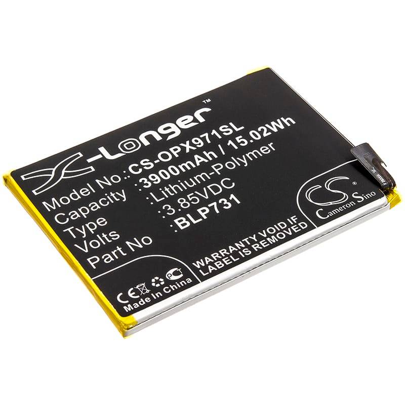 Batteri till Oppo Realme 5 Pro mfl - 3.900 mAh