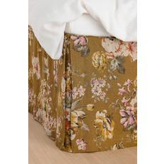 Ellos Home - Sängkappa Candice Rose i tvättat lin 60 cm - Grön
