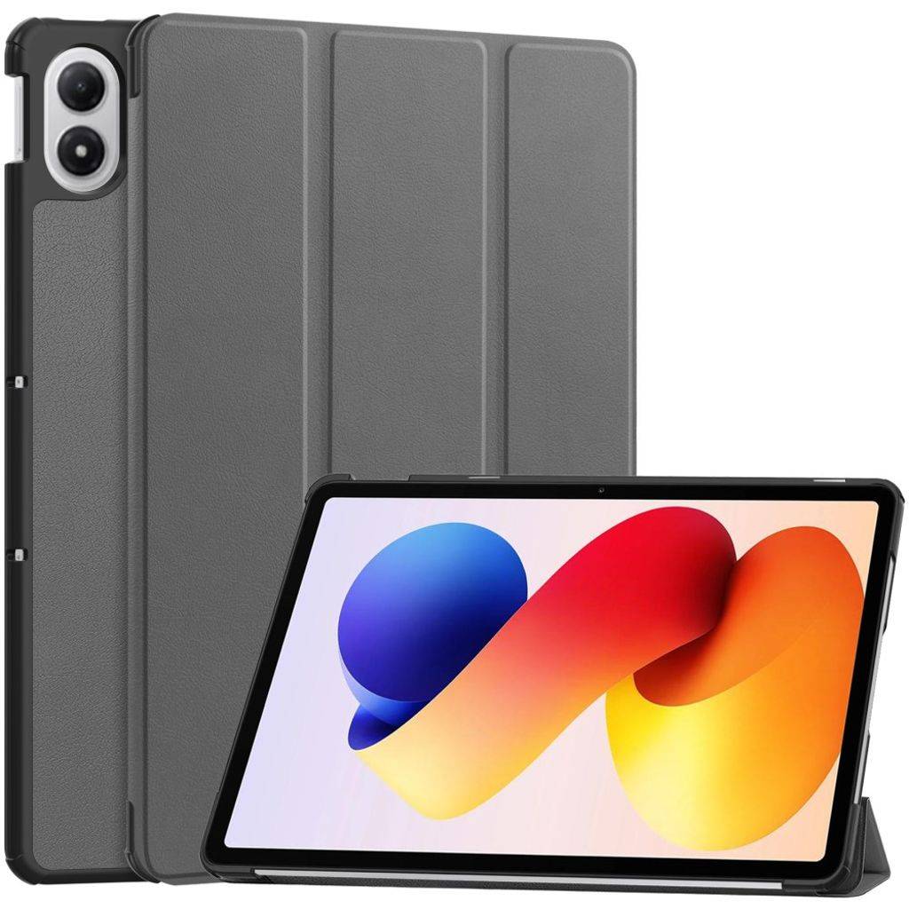 Xiaomi Poco Pad M1/Redmi Pad 2 Pro Fodral Stötsäker Tri-Fold - Grå